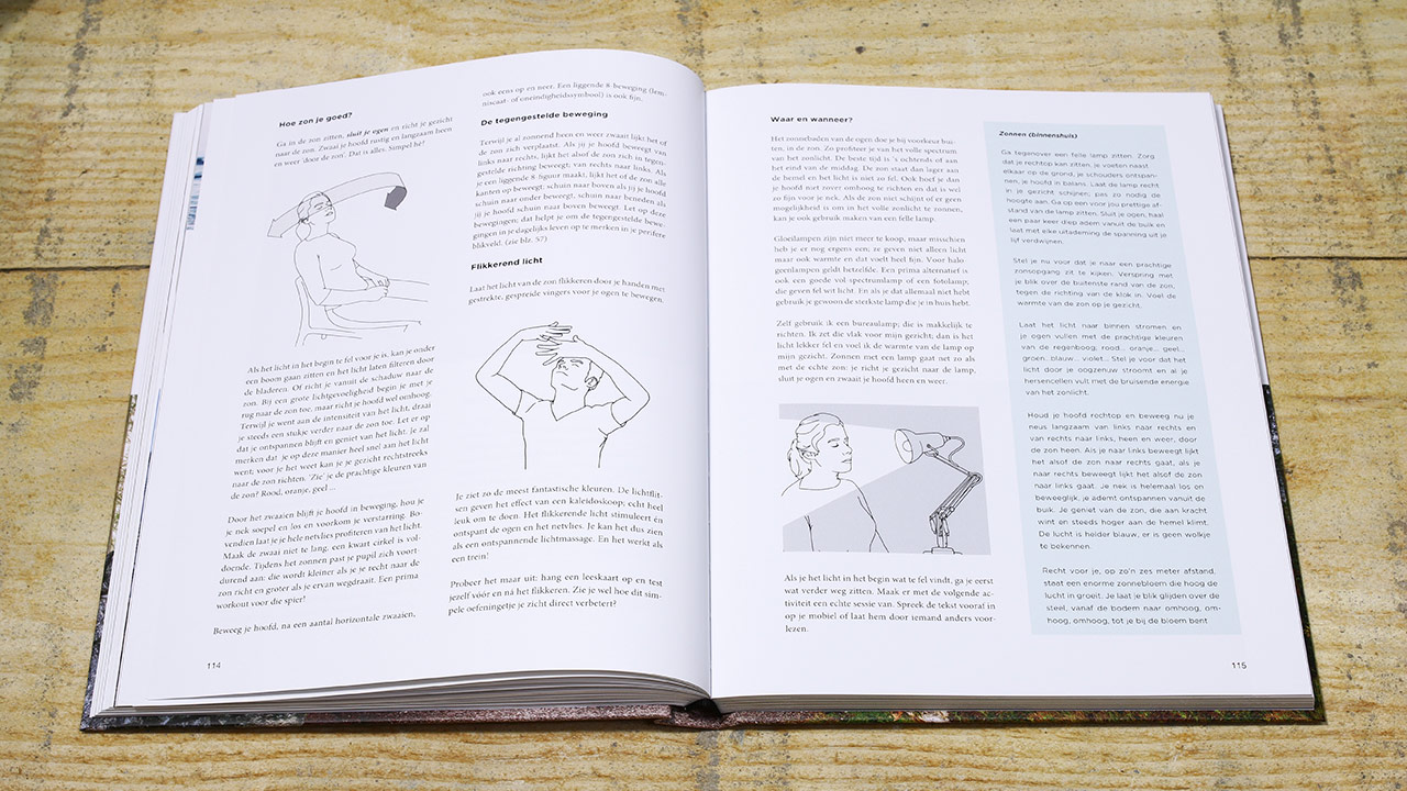 Illustraties in boek Natuurlijk Zien en de Batesmethode